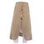 Falda Paco Rabanne de ante beige