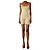 Jacquemus Mono de punto acanalado beige - talla UK 8