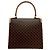 Céline Vintage Macadam Muster Logo Handtasche von CELINE Braun - Ansicht 3