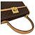 Céline Vintage Macadam Muster Logo Handtasche von CELINE Braun - Ansicht 4