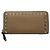 Portafoglio rotondo con zip Valentino Rockstud Beige