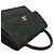 Chanel Coco Mark Baumwoll-Denim-Leder-Handtasche Schwarz - Ansicht 4
