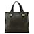 Céline Borsa tote Celine Vintage Macadam Blazon Triomphe Pattern Marrone Nero  - vista 3