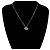 Collana Pendente in Strass Placcata Oro Christian Dior D'oro - vista 2
