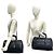 Borsa a spalla 2 in 1 in pelle nera Prada Nero - vista 2