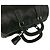 Borsa a spalla 2 in 1 in pelle nera Prada Nero - vista 4