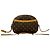 Bolsa de ombro em couro com padrão de logo Monogram Blois da Louis Vuitton Marrom