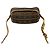 Bolsa de ombro em couro com padrão de logo Monogram Blois da Louis Vuitton Marrom - vista 4
