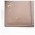 Portefeuille bi-fold Valentino en cuir beige - vue 14