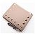 Portefeuille bi-fold Valentino en cuir beige - vue 2