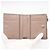 Portefeuille bi-fold Valentino en cuir beige - vue 9