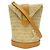 Pochette Envelope in Tela Louis Vuitton Marrone Beige