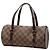 Louis Vuitton Papillon 26 Damier Ébène Marrone - vista 2