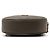 Borsa a tracolla rotonda in vinile Chevron Grain De Poudre grigia Saint Laurent Marrone Grigio antracite - vista 3