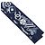 Chanel Banda de Seda con Estampado de Charms CC Azul - vista 7