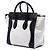 Luggage Céline Celine Mini-Tote aus Bicolor Canvas und Leder in Braun Beige - Ansicht 2