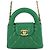 Borsa Shopper Kelly in vitello invecchiato verde di Chanel