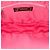 Borsa a mano in tela rosa con logo gotico ripetuto Versace - vista 4