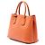 Borsa Prada Orange Medium Saffiano Cuir a doppio manico Arancione - vista 2