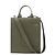 Borsa a Spalla Boxy Military in Pelle di Vitello Morbida 2 Vie Valextra Cachi