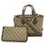 Borsa tote Ophidia piccola di Gucci Marrone