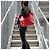 Borsa Tote Chanel Coco Mark Rosso - vista 13