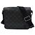 Borsa a Spalla District PM Monogram Eclipse di Louis Vuitton Marrone Nero