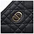 Borsa a Spalla Multifunzionale Cannage Caro di Christian Dior Nero Bianco - vista 5