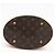 Bucket Borsa a secchiello PM in tela Monogram Louis Vuitton Marrone - vista 10