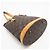 Bucket Borsa a secchiello PM in tela Monogram Louis Vuitton Marrone - vista 8