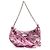 Borsa a Spalla Mini Le Cagole di Balenciaga Rosa Metallico