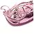 Borsa a Spalla Mini Le Cagole di Balenciaga Rosa Metallico - vista 5