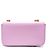 Céline Borsa a spalla Celine Triomphe in pelle di vitello rosa - vista 2