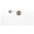 NEW CHANEL CUBE LOGO CC 3D GOLD METAL STUD EARRINGS Golden - view 2