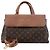 Louis Vuitton Venus Monogram Top Handle Bag in Brown Coated Canvas Red - view 3