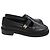 Timeless Mocassini Chanel CC Turnlock in pelle di vitello nera Nero