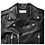 Giacca Biker Saint Laurent in Pelle Nera Nero - vista 5