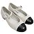 Timeless Bailarinas Mary Jane en Tweed CC de Chanel en Algodón Blanco - vista 4