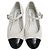 Timeless Bailarinas Mary Jane en Tweed CC de Chanel en Algodón Blanco - vista 5
