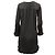 Mini-Kleid aus schwarzem Polyester mit Rüschen von Ganni - Ansicht 2