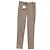 Pantaloni dritti in cotone beige Brunello Cucinelli