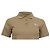 Polo de algodón beige con logo bordado de Burberry - vista 2