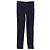Pantaloni a gamba dritta in cotone blu navy Brunello Cucinelli