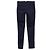 Pantaloni a gamba dritta in cotone blu navy Brunello Cucinelli - vista 2