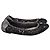 Timeless  Chanel Lace-Accent CC Cap Toe Ballet Flats in Black Leather