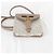 Sac à épaule mini Anagram Repeat de Loewe Beige - vue 7
