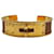 Bracelet Hermès Kelly Marron Cuir et Or Doré  - vue 1