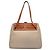 Borsa a spalla in pelle Loewe Lazo per donna Beige Grigio - vista 2