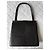 Autre Marque Sac à main vintage en cuir texturé noir - vue 2
