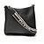 Borsa a spalla in pelle nera Prada Nero